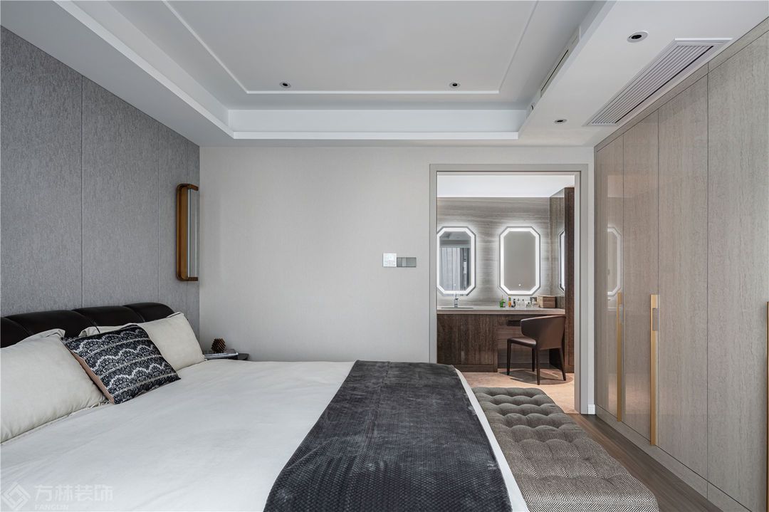 轻奢风格170平简约之家，充满着对生活的仪式感-卧室
